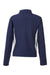 Under Armour 1389661 Womens Rival Stretch Full Zip Jacket Midnight Navy Blue/White Flat Back