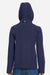 Under Armour 1389661 Womens Rival Stretch Full Zip Jacket Midnight Navy Blue/White Model Back
