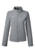 Under Armour 1389661 Womens Rival Stretch Full Zip Jacket Mod Grey/White Flat Front