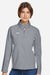 Under Armour 1389661 Womens Rival Stretch Full Zip Jacket Mod Grey/White Model Front