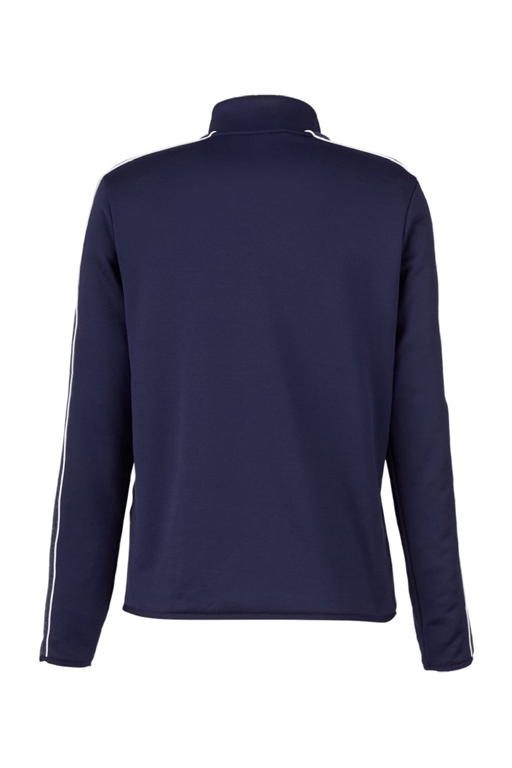 Under Armour 1383274 Womens Command 2.0 1/4 Zip Sweatshirt Midnight Navy Blue/White Flat Back