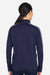Under Armour 1383274 Womens Command 2.0 1/4 Zip Sweatshirt Midnight Navy Blue/White Model Back