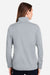 Under Armour 1383274 Womens Command 2.0 1/4 Zip Sweatshirt Mod Grey/White Model Back