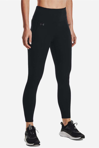 Under Armour 1369488 Womens Motion Ankle Leggings Black Model Front