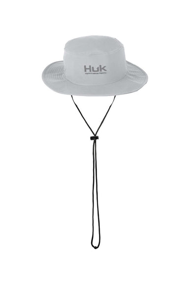 Huk Hats H300433 Mens Booney Hat Harbor Mist Grey Flat Front