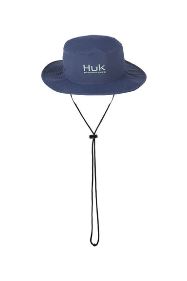 Huk Hats H300433 Mens Booney Hat Naval Academy Blue Flat Front