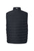 Vineyard Vines O001808 Mens Mountain Weekend Full Zip Puffer Vest Jet Black Flat Back