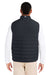 Vineyard Vines O001808 Mens Mountain Weekend Full Zip Puffer Vest Jet Black Model Back