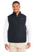 Vineyard Vines O001808 Mens Mountain Weekend Full Zip Puffer Vest Jet Black Model Front