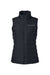 Vineyard Vines O001806 Womens Mountain Weekend Full Zip Puffer Vest Jet Black Flat Front