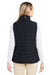 Vineyard Vines O001806 Womens Mountain Weekend Full Zip Puffer Vest Jet Black Model Back