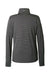 Vineyard Vines K002521 Womens Microstripe Sankaty 1/4 Zip Sweatshirt Jet Black Flat Back