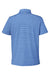 Vineyard Vines G012426 Mens Bradley Stripe Sankaty Short Sleeve Polo Shirt Maui Blue Flat Back