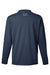 Vineyard Vines V021214 Mens Long Sleeve Crewneck T-Shirt w/ Pocket Navy Blue Blazer/White Cap Flat Back