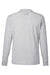 Vineyard Vines V021214 Mens Long Sleeve Crewneck T-Shirt w/ Pocket Heather Grey Flat Back