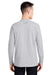 Vineyard Vines V021214 Mens Long Sleeve Crewneck T-Shirt w/ Pocket Heather Grey Model Back
