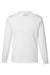 Vineyard Vines V021214 Mens Long Sleeve Crewneck T-Shirt w/ Pocket White Cap Flat Back