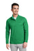 Vineyard Vines K002709 Mens Sankaty 1/4 Zip Sweatshirt Collegiate Green Model Front
