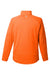 Vineyard Vines K002709 Mens Sankaty 1/4 Zip Sweatshirt Collegiate Orange Flat Back