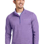Vineyard Vines Mens Sankaty Moisture Wicking 1/4 Zip Sweatshirt - Collegiate Purple - Coming Soon
