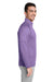 Vineyard Vines K002709 Mens Sankaty 1/4 Zip Sweatshirt Collegiate Purple Model Side