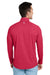 Vineyard Vines K002709 Mens Sankaty 1/4 Zip Sweatshirt Collegiate Red Model Back