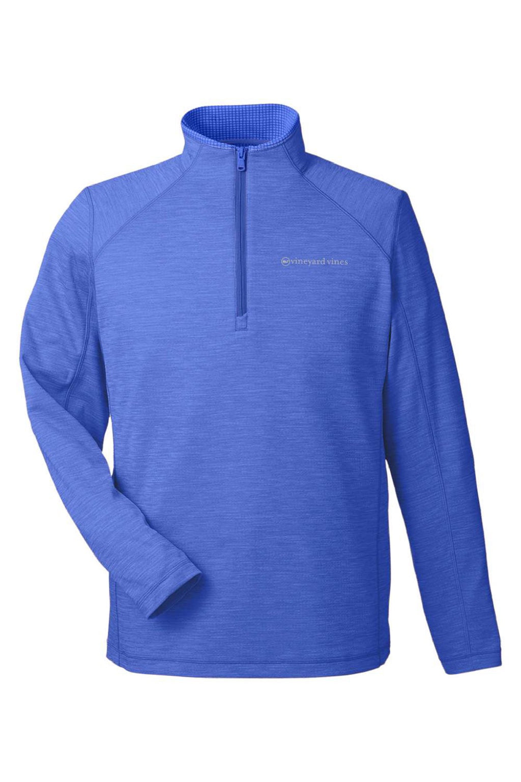 Vineyard Vines K002709 Mens Sankaty 1/4 Zip Sweatshirt Collegiate Royal Blue Flat Front