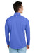 Vineyard Vines K002709 Mens Sankaty 1/4 Zip Sweatshirt Collegiate Royal Blue Model Back
