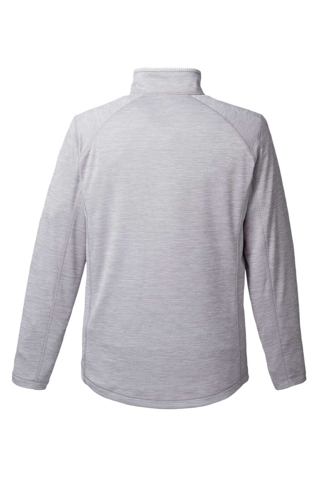Vineyard Vines K002709 Mens Sankaty 1/4 Zip Sweatshirt Heather Grey Flat Back