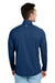 Vineyard Vines K002709 Mens Sankaty 1/4 Zip Sweatshirt Vineyard Navy Blue Model Back