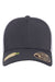 Flexfit Hats 110R Mens Recycled Mesh Flexfit Hat Charcoal Grey/White Flat Front