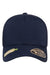 Flexfit Hats 110R Mens Recycled Mesh Flexfit Hat Navy Blue Flat Front