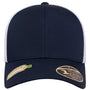 Flexfit Hats Mens Recycled Mesh Flexfit Hat - Navy Blue/White - New