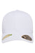 Flexfit Hats 110R Mens Recycled Mesh Flexfit Hat White Flat Front