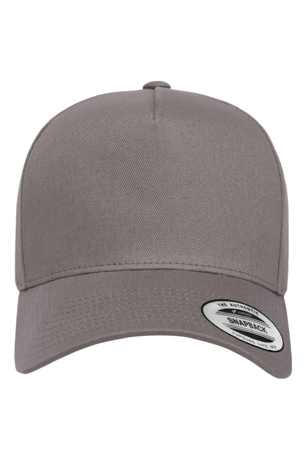 Yupoong Hats 5079 Mens Retro Snapback Trucker Hat Grey Flat Front