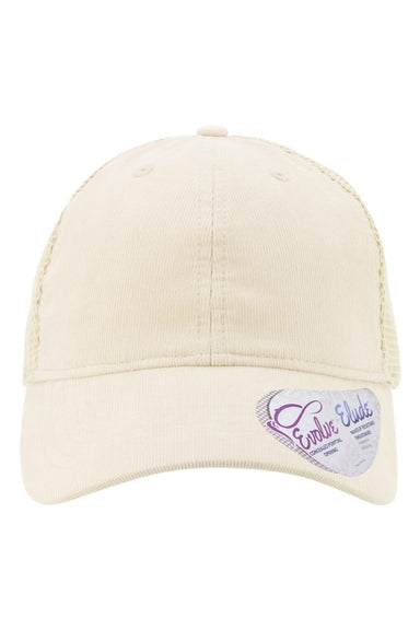 Infinity Her Hats JO Womens Corduroy Adjustable Hat Vanilla Flat Front