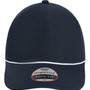 Imperial Hats Mens The Harrison Moisture Wicking Adjustable Hat - Navy Blue/White - New