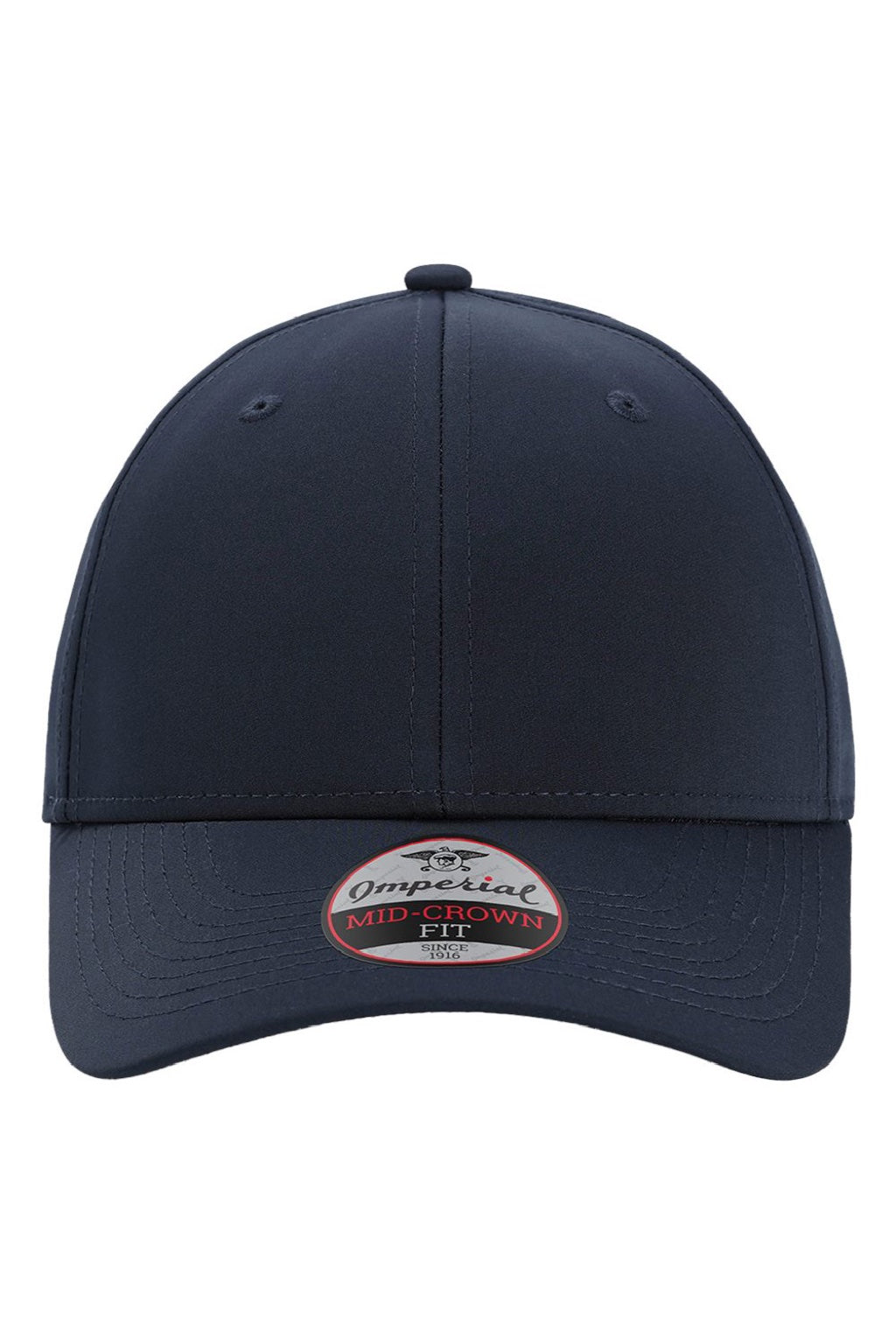 Imperial Hats 7054N Mens The Independent Adjustable Hat Navy Blue Flat Front