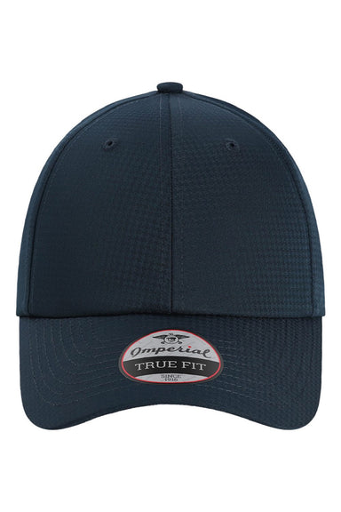 Imperial Hats X210X Mens The Sophisticate Adjustable Hat True Navy Blue Flat Front