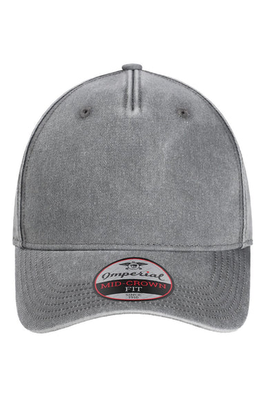 Imperial Hats X240 Mens The Gambit Adjustable Hat Charcoal Grey Flat Front