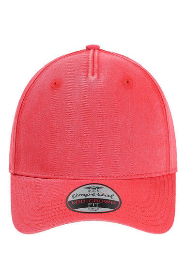 Imperial Hats X240 Mens The Gambit Adjustable Hat Nantucket Red Flat Front