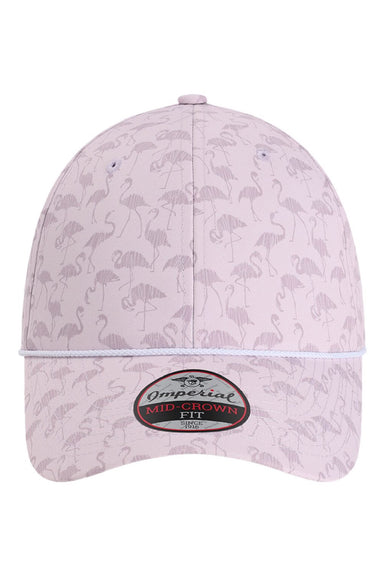 Imperial Hats 5058 Mens The Outtasite Adjustable Hat Flamingo Pink Flat Front