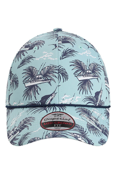 Imperial Hats 5058 Mens The Outtasite Adjustable Hat Offshore Slate Flat Front
