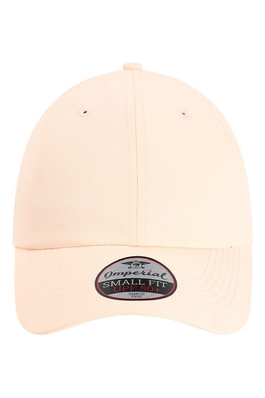 Imperial Hats L210P Mens The Original Small Fit Performance Adjustable Hat Peach Flat Front