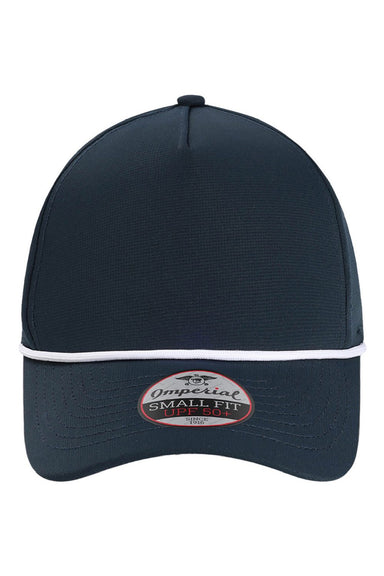 Imperial Hats L5059 Mens The Corral Adjustable Hat True Navy Blue/White Flat Front