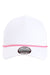 Imperial Hats L5059 Mens The Corral Adjustable Hat White/Hot Pink Flat Front