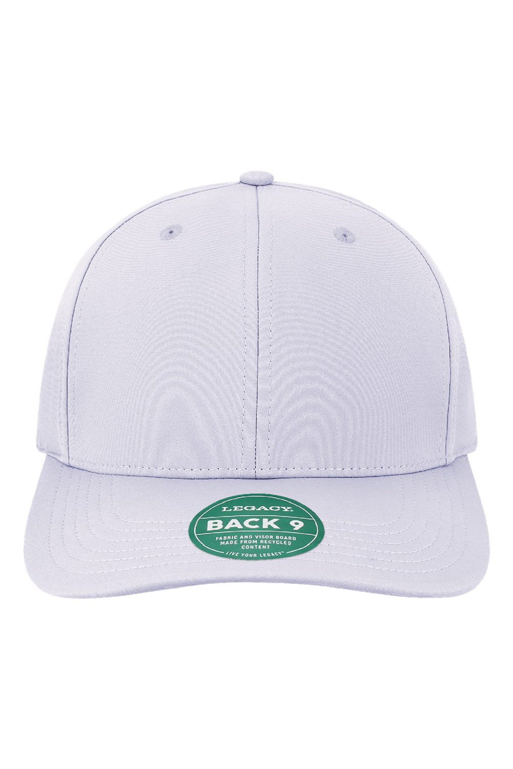 Legacy Hats B9A Mens Back Nine Adjustable Hat Icelandic Blue Flat Front