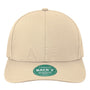 Legacy Hats Mens Back Nine Moisture Wicking Adjustable Hat - Stone - New
