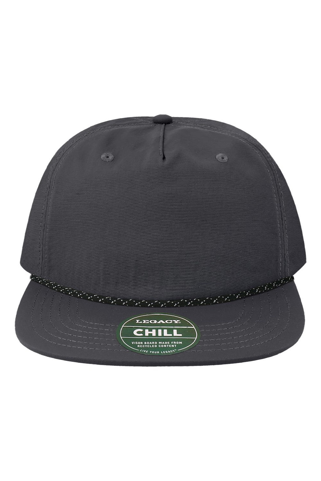 Legacy Hats CHILL Mens The Chill Adjustable Hat Black Flat Front