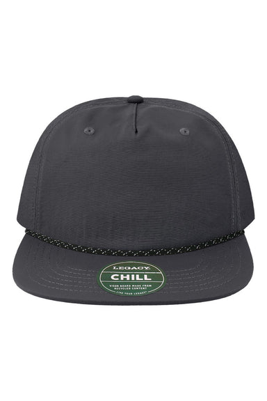 Legacy Hats CHILL Mens The Chill Adjustable Hat Black Flat Front